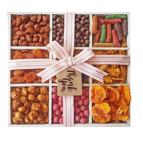 Thank You dried fruit and nuts gift platter - Image 5