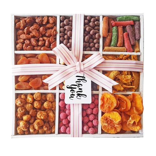 Thank You dried fruit and nuts gift platter - Image 6