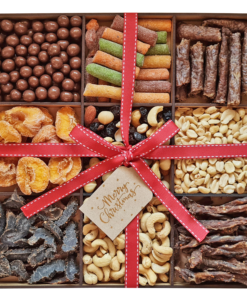 Christmas Luxury Biltong & Nuts gift platter