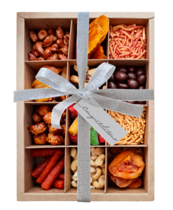 Congratulations Dried fruit and Nuts snack box Silver