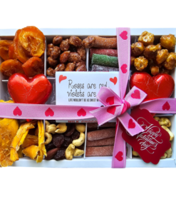 Valentines Dried fruit and Nuts snack box