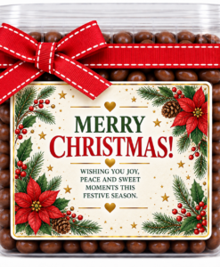 Christmas Gift Tub filled with Nuts or Dried fruit