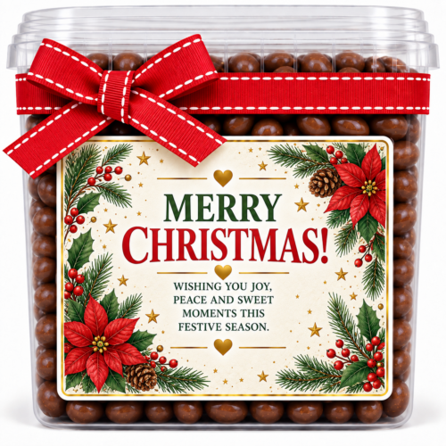 Christmas Gift Tub filled with Nuts or Dried fruit