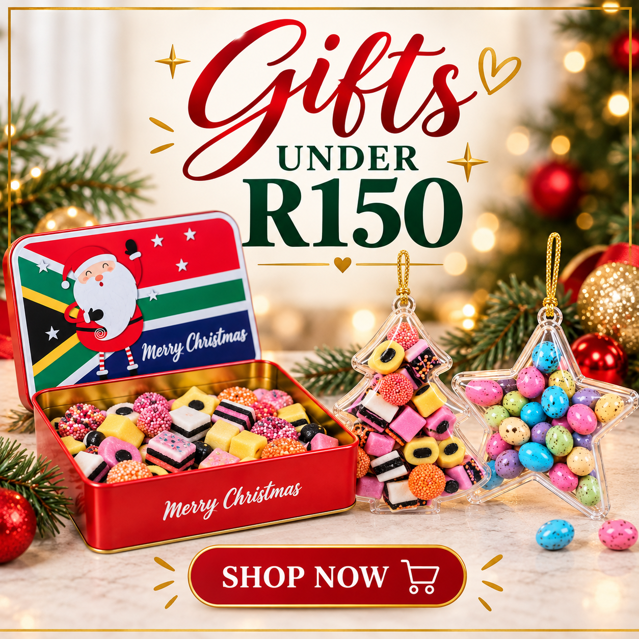 Festive Candy Gifts Under R150